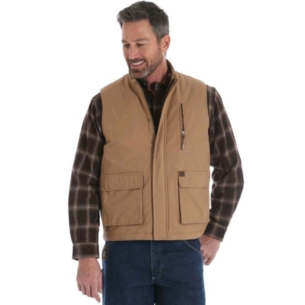 Wrangler‎ Mens Small 3W183 Wrangler RIGGS WORKWEAR Concealed Carry Foreman Vest